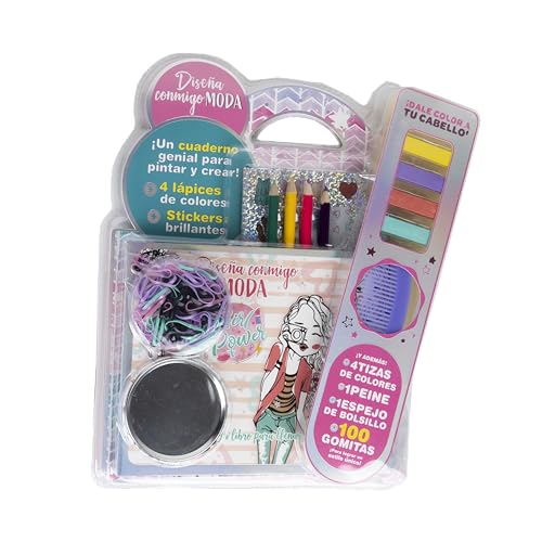 Libro DISENA CONMIGO MODA GIRL POWER de nan