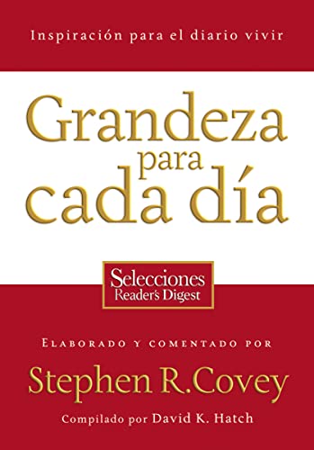 Libro GRANDEZA PARA CADA DIA de STEPHEN R COVEY