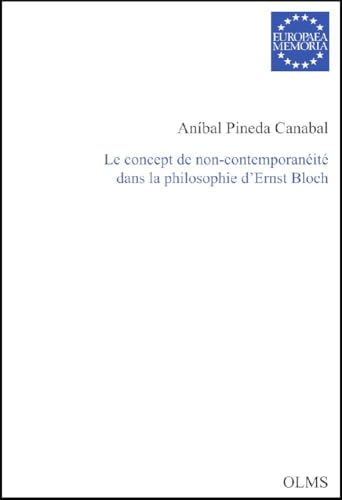 Libro Le Concept De Non Contemporaneite Dans La Philosophie