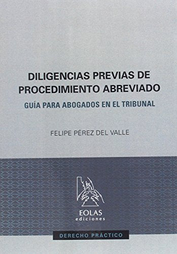 Libro DILIGENCIAS PREVIAS DE PROCEDIMIENTO ABR de nan