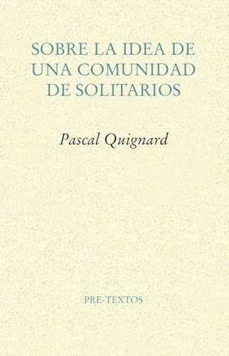 Libro Sobre La Idea De Una Comunidad De Solitarios