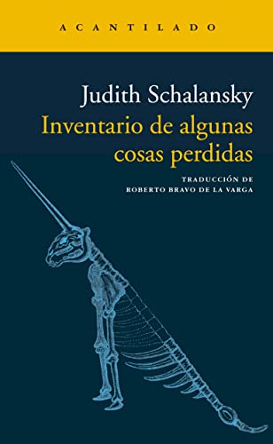 Libro INVENTARIO DE ALGUNAS COSAS PERDIDAS de JUDITH SCHALANSKY