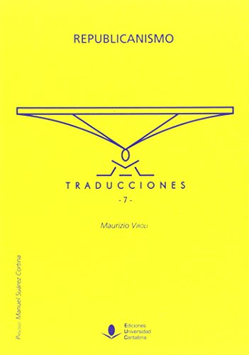 Libro REPUBLICANISMO de MAURIZIO VIROLI