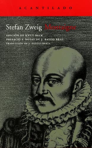 Libro MONTAIGNE de STEFAN ZWEIG