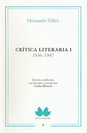 Libro CRITICA LITERARIA 1 de HERNANDO TELLEZ