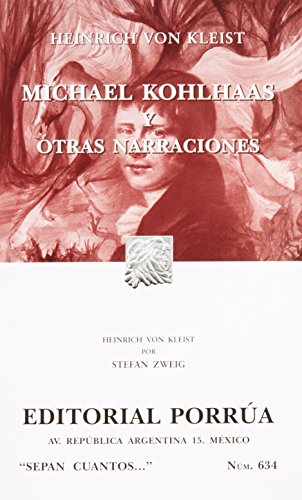 Libro MICHAEL KOHLHAAS Y OTRAS NARRACIONES de HEINRICH VON KLEIST