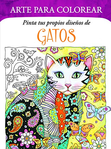Libro Pinta Tus Propios Diseños De Gatos