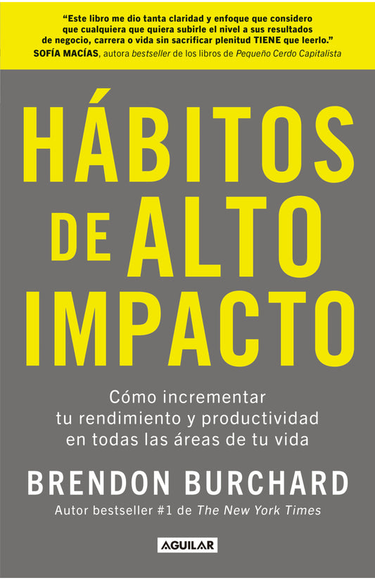 Libro HABITOS DE ALTO IMPACTO de BRENDON BURCHARD
