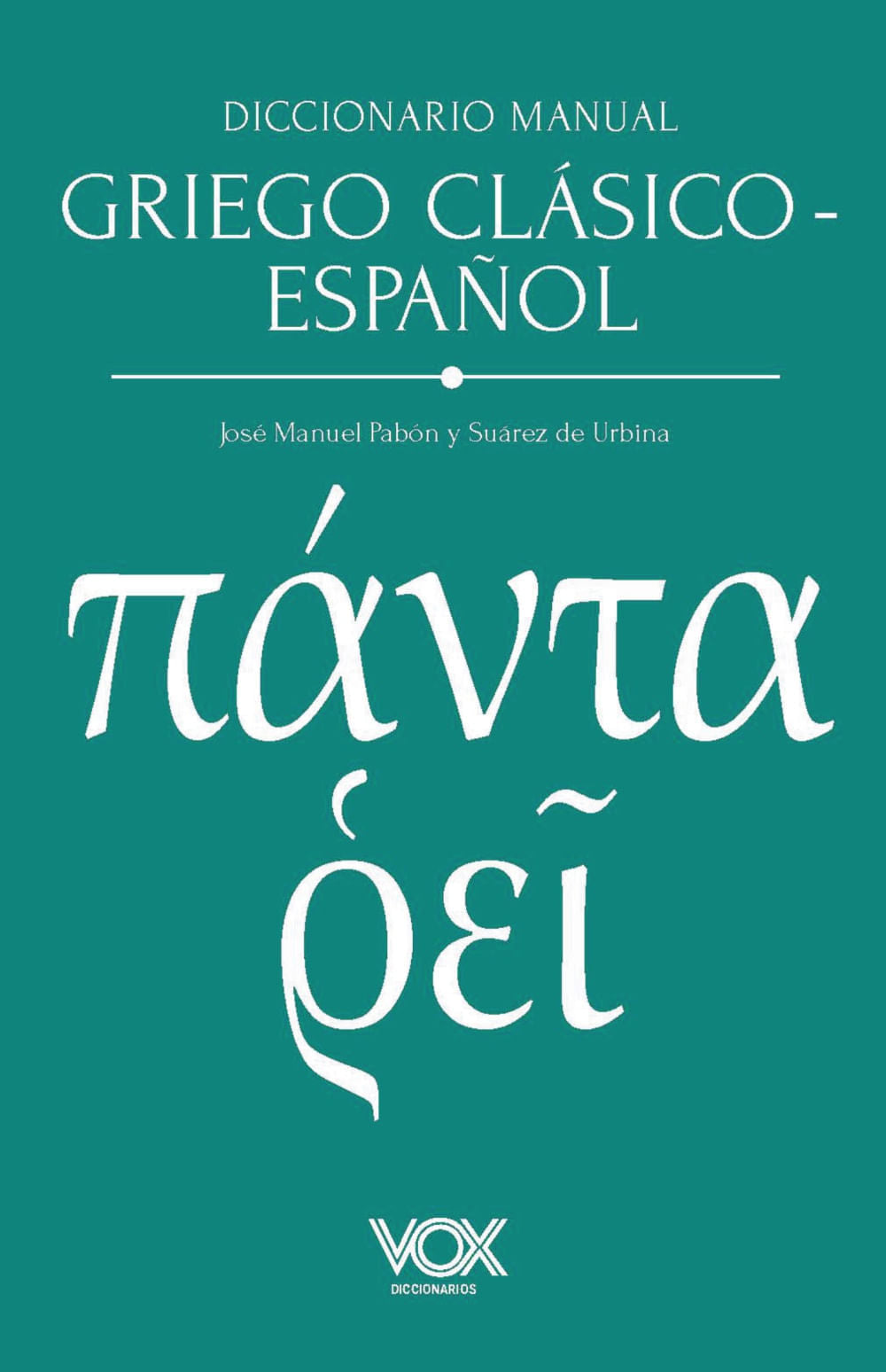 Libro Diccionario Manual Griego Clasico-Español