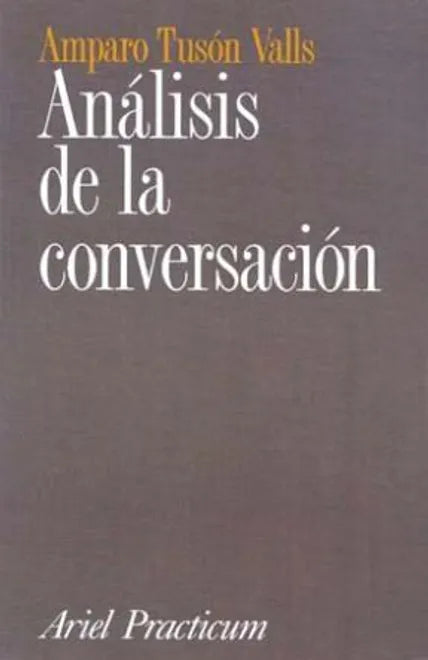Libro Analisis De La Conversacion