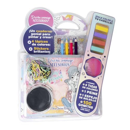 Libro DISENA CONMIGO ACCESORIOS GIRL POWER de nan