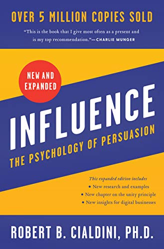 Libro INFLUENCE THE PSYCHOLOGY OF PERSUASION de ROBERT B CIALDINI PH D