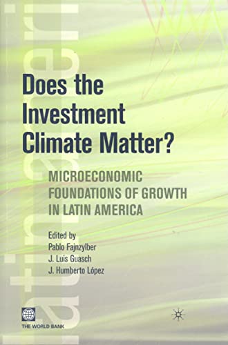 Libro Does The Investment Climate Matter