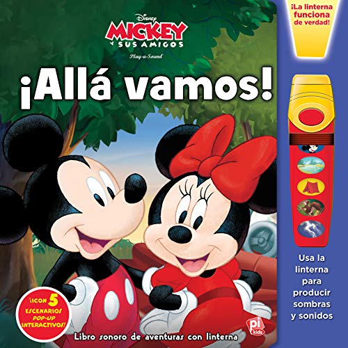 Libro ALLA VAMOS MICKEY Y SUS AMIGOS (LIBRO CON LINTERNA MAGICA) de VARIOS