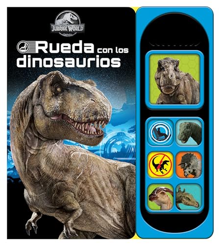 Libro JURASSI WORLD RUEDA CON LOS DINOSAURIOS de VARIOS