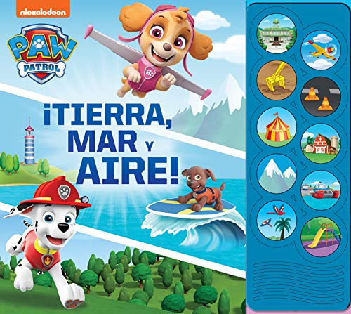 Libro TIERRA MAR Y AIRE PAW PATROL de VARIOS