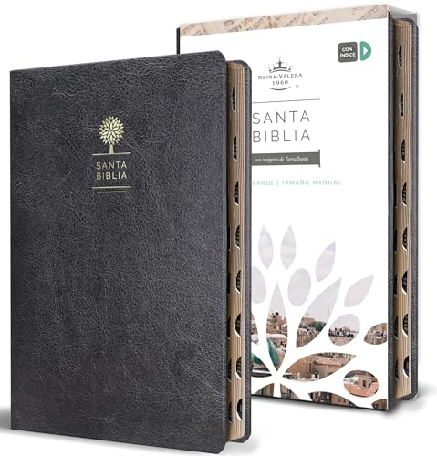 Libro Santa Biblia Simil Piel Negra