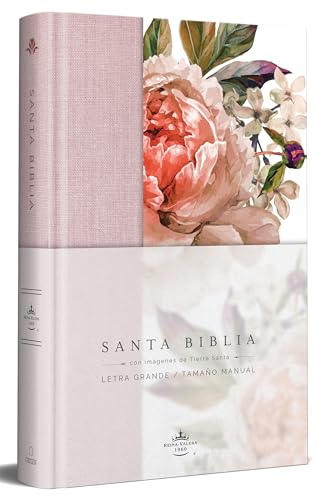 Libro SANTA BIBLIA RVR 1960 FLORES ROSADA de VARIOS