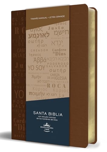 Libro Santa Biblia Los Nombres De Dios Marron