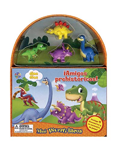 Libro MINI DIVERTILIBROS AMIGOS PREHISTORICOS de nan