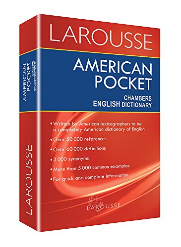 LIBRO AMERICAN POCKET CHAMBERS ENGLISH DICTION