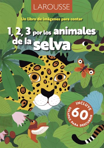 Libro 123 POR LOS ANIMALES DE LA SELVA de VARIOS