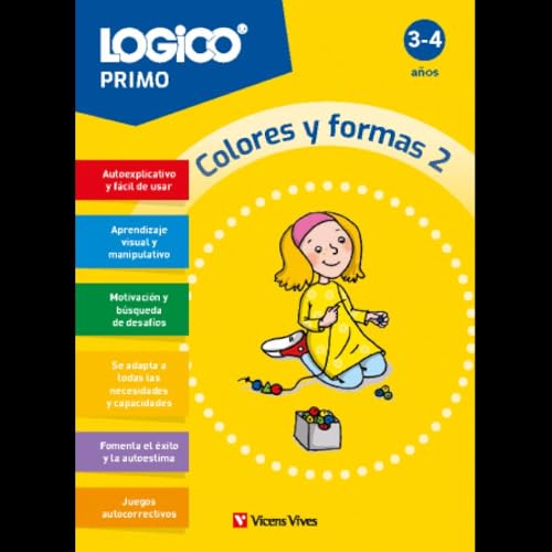Libro Logico Primo Colores Y Formas 2 3