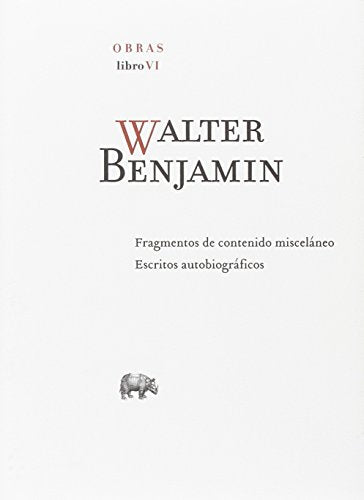Libro Walter Benjamin