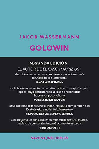 Libro GOLOWIN de JAKOB WASSERMANN