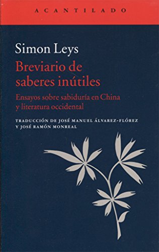 Libro BREVARIO DE SABERES INUTILES de SIMON LEYS