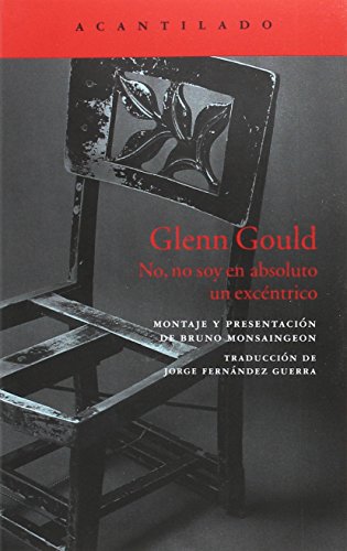 Libro GLENN GOULD de BRUNO MONSAINGEON