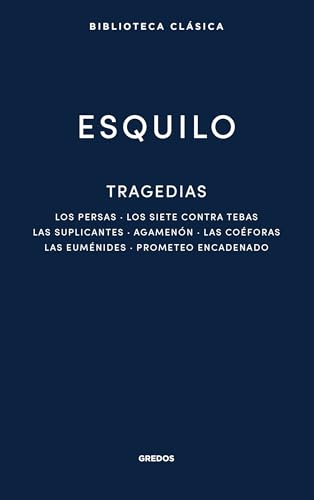 Libro TRAGEDIAS de ESQUILO