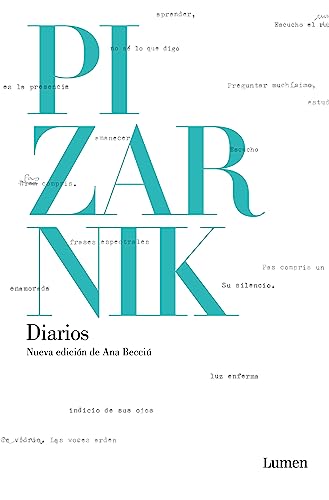 Libro DIARIOS PIZARNIK NUEVA EDICION DE ANNA BECCIU de ANNA BECCIU