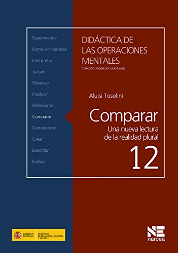 Libro DICATICA DE LAS OPERACIONES MENTALES COMPARAR UNA NUEVA LECTURA DE LA REALIDAD PLURAL 12 de nan