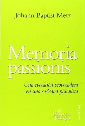 Libro Johann Baptist Metz