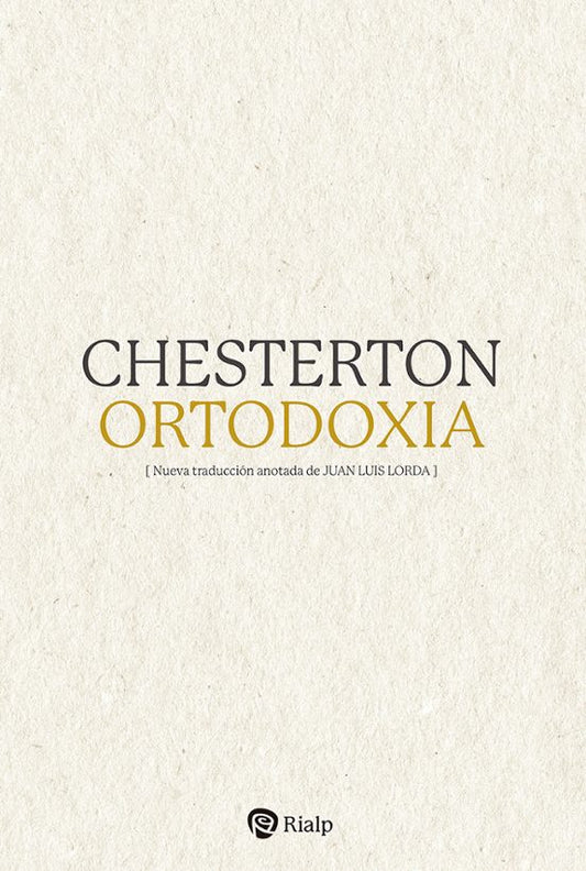 Libro Ortodoxia