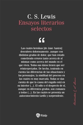 Libro Ensayos Literarios Selectos