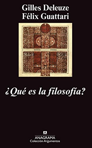 Libro QUE ES LA FILOSOFIA de GILLES DELEUZE