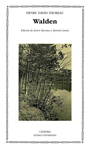 Libro WALDEN de HENRY DAVID THOREAU