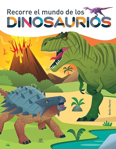 Libro RECORRE EL MUNDO DE LOS DINOSAURIOS de BELEN MARTUL