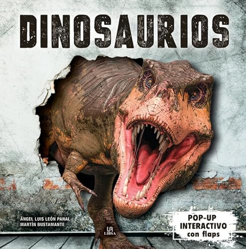 Libro DINOSAURIOS POP UP INTERATIVO CON FLAPS de ANGEL LUIS LEON PANAL MARTIN BUSTAMANTE