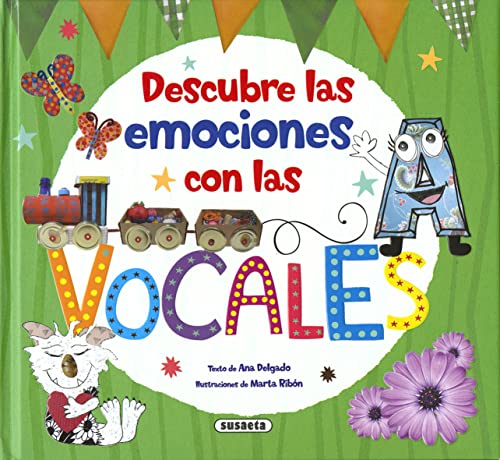 Libro DESCUBRE LAS EMOCIONES CON LAS VOCALES de MARTA RIBON