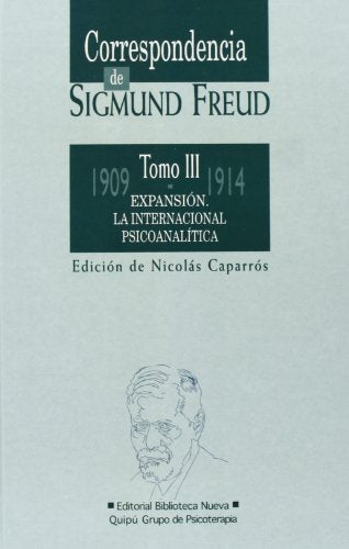 Libro CORRESPONDENCIA DE SIGMUND FREUD VOL III de SIGMUND FREUD