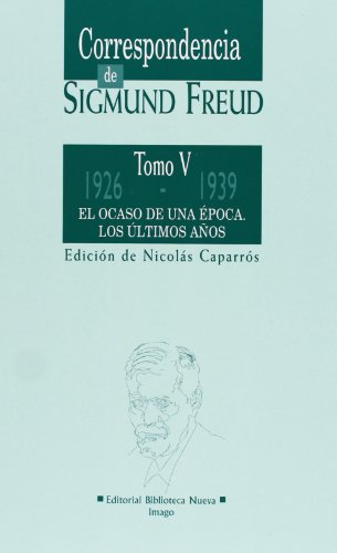 Libro CORRESPONDENCIA DE SIGMUN FREUD VOL V de SIGMUN FREUD