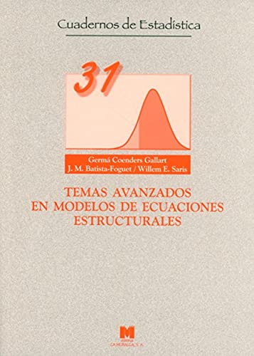 Libro Temas Avanzados En Modelos De Ecuaciones Estructurales