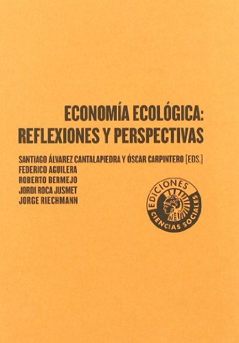 Libro Economia Ecologica Reflexiones Y Perspectivas