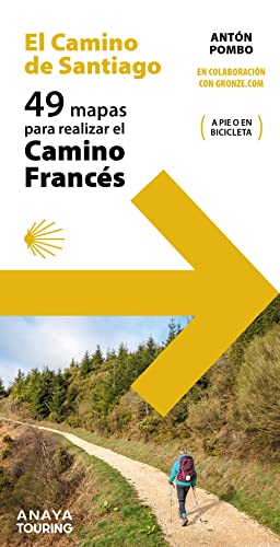 Libro EL CAMINO DE SANTIAGO 49 MAPAS de ANTON POMBO