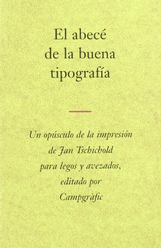 Libro Jan Tschichold