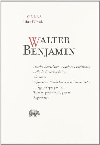 Libro Walter Benjamin