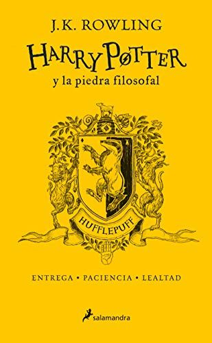 Libro Harry Potter Y La Piedra Filosofal Huffl